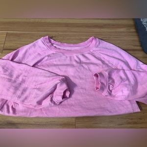 Loft bubble gum pink crew neck sweatshirt
